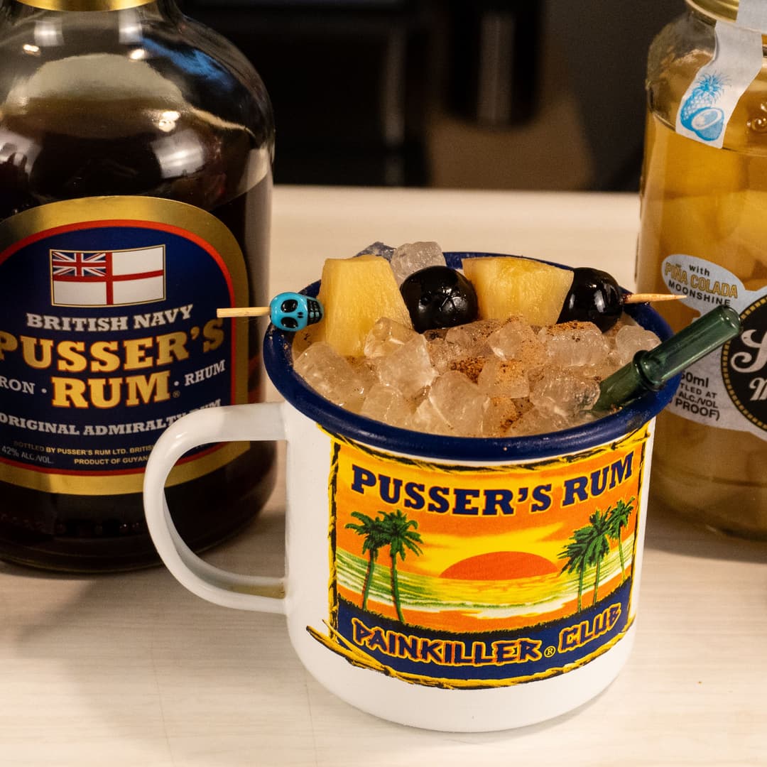 Painkiller Cocktail with Pusser's Rum